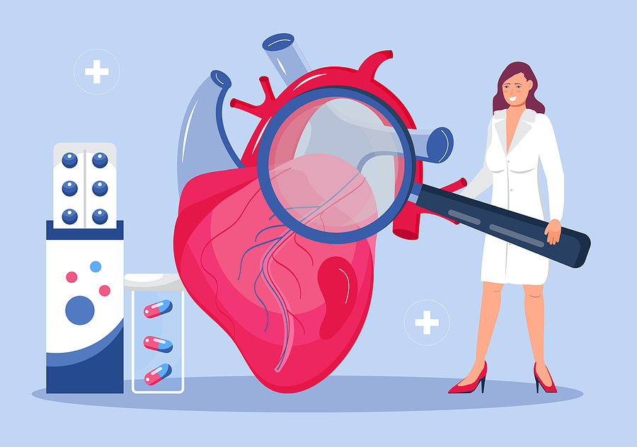 Cardiologist Online Consultation Concept Vector. Hypo Tension An