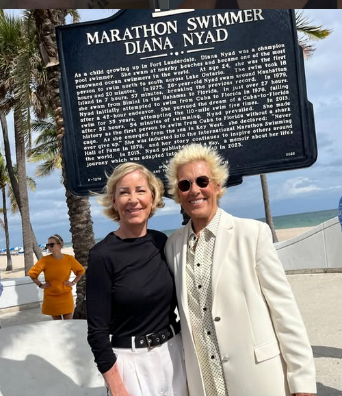 Diana Nyad And Chris Evert